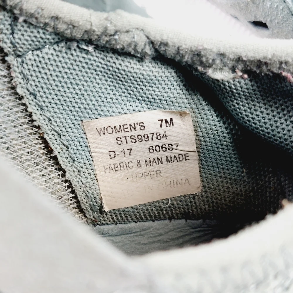 Sperry Seas Gray Lace Up Comfort Lightweight Sport Athletic Sneakers M539 - Picture 9 of 10